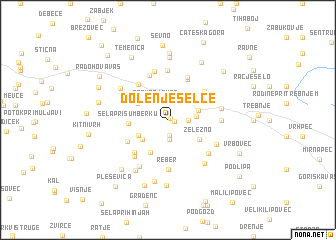 map of Dolenje Selce