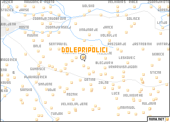 map of Dole pri Polici