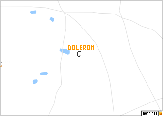 map of Dolérom