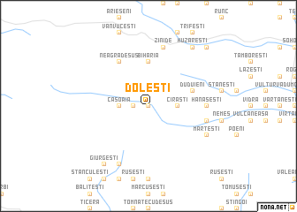 map of Doleşti