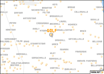 map of Dolf