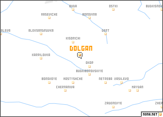 map of Dolganʼ
