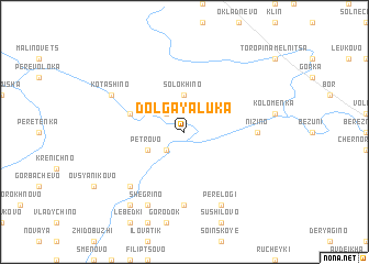 map of Dolgaya Luka