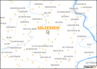 map of Dolgesheim