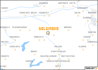 map of Dolginovo