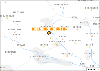 map of Dolgomakhovatka