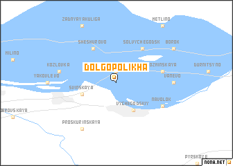 map of Dolgopolikha