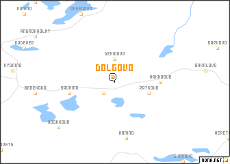map of Dolgovo