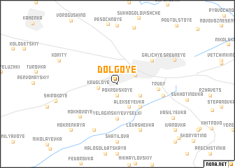 map of Dolgoye