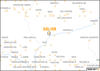 map of Dolina