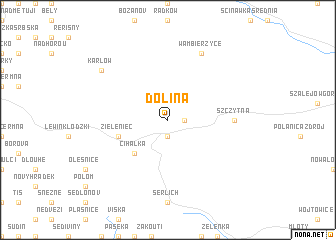 map of Dolina