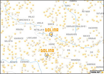 map of Dolina