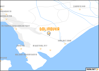map of Dolinovka