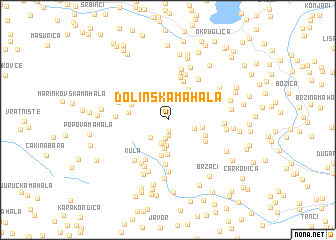 map of Dolinska Mahala