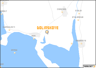 map of Dolinskoye