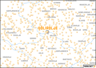 map of Dolipolje