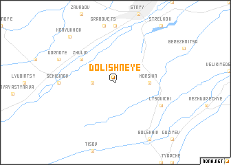 map of Dolishneye