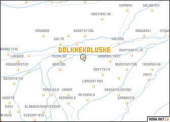 map of Dolkhe-Kaluske