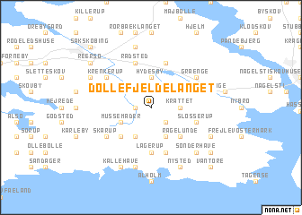 map of Døllefjelde Langet