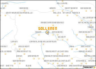 map of Dolleren