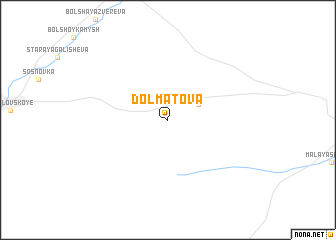 map of Dolmatova