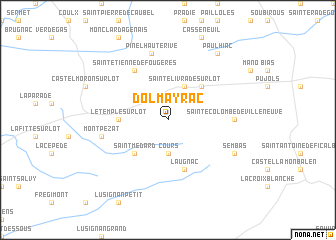 map of Dolmayrac