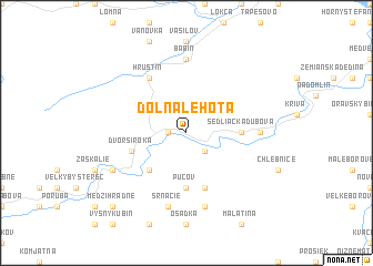 map of Dolná Lehota