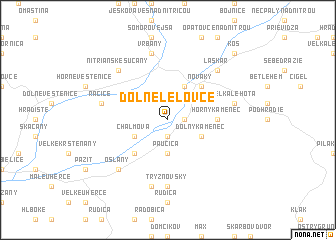 map of Dolné Lelovce