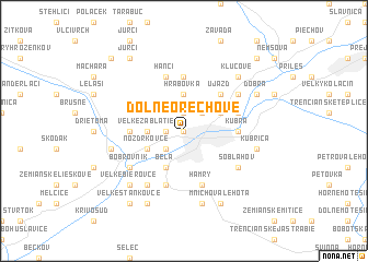 map of Dolné Orechové