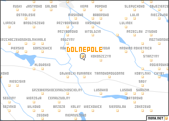 map of Dolne Pole