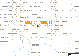 map of Dolni Damyanovtsi