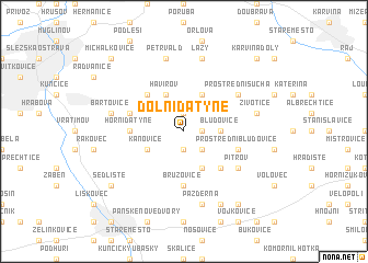 map of Dolní Datyně