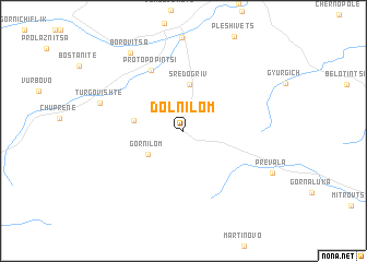 map of Dolni Lom