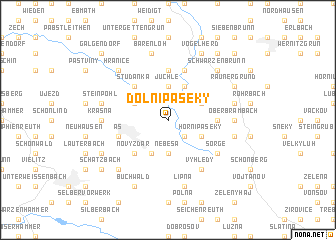 map of Dolní Paseky