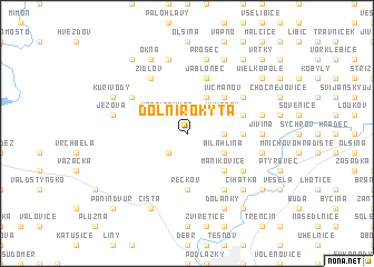 map of Dolní Rokytá