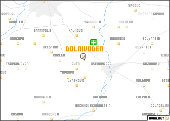 map of Dolni Voden