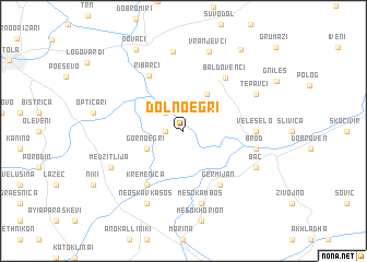 map of Dolno Egri