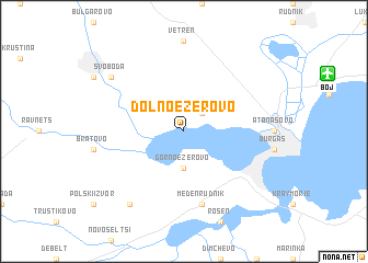 map of Dolno Ezerovo