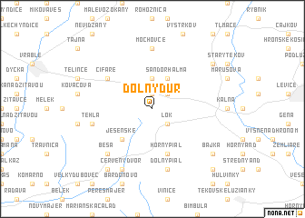 map of Dolný Ďur