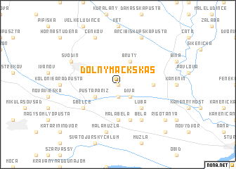 map of Dolný Mackskás