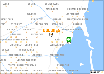 map of Dolores