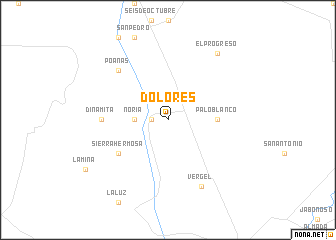 map of Dolores