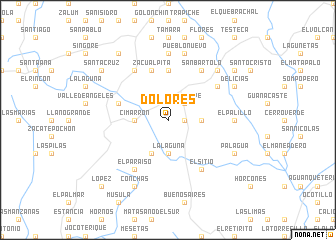 map of Dolores