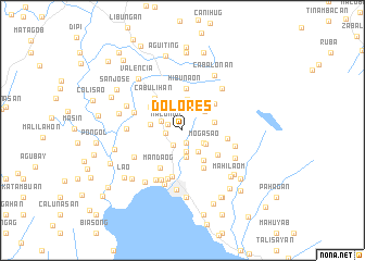 map of Dolores