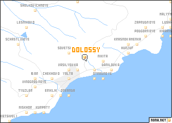 map of Dolossy