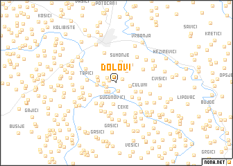 map of Dolovi