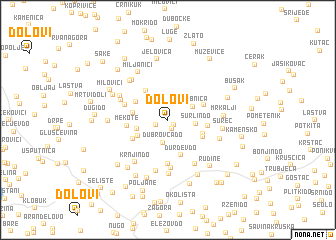 map of Dolovi