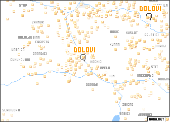 map of Dolovi