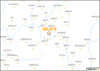 map of Doloyé