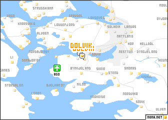 map of Dolvik